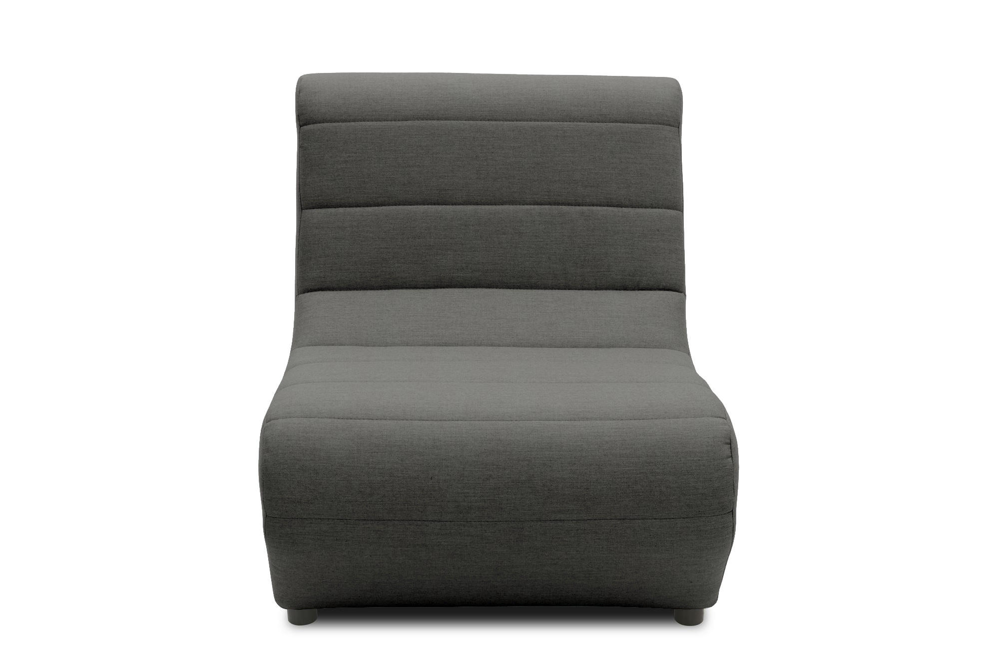 GARTENLOUNGE-SESSEL Boudicca 73x80x102 mit Outdoorbezug in anthrazit - Anthrazit, Kunststoff (102/80/73cm) - 58aufmkessel