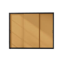 SCHIEBETÜRENSCHRANK - Kleiderschrank Sahara - 250 - Gelb - Gelb/Schwarz, Holzwerkstoff (255/206/60cm) - Möblo