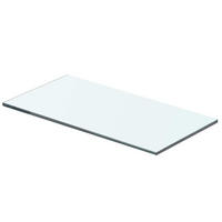 WANDBOARD 40/15/0,8 cm aus Glas Transparent - Transparent, Glas (40/0.8/15cm) - vidaXL