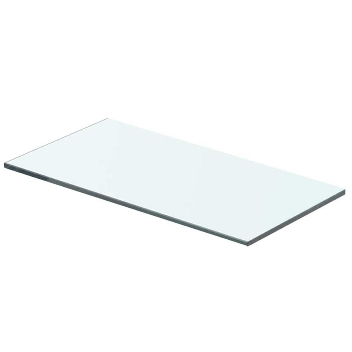 WANDBOARD 40/15/0,8 cm aus Glas Transparent - Transparent, Glas (40/0.8/15cm) - vidaXL