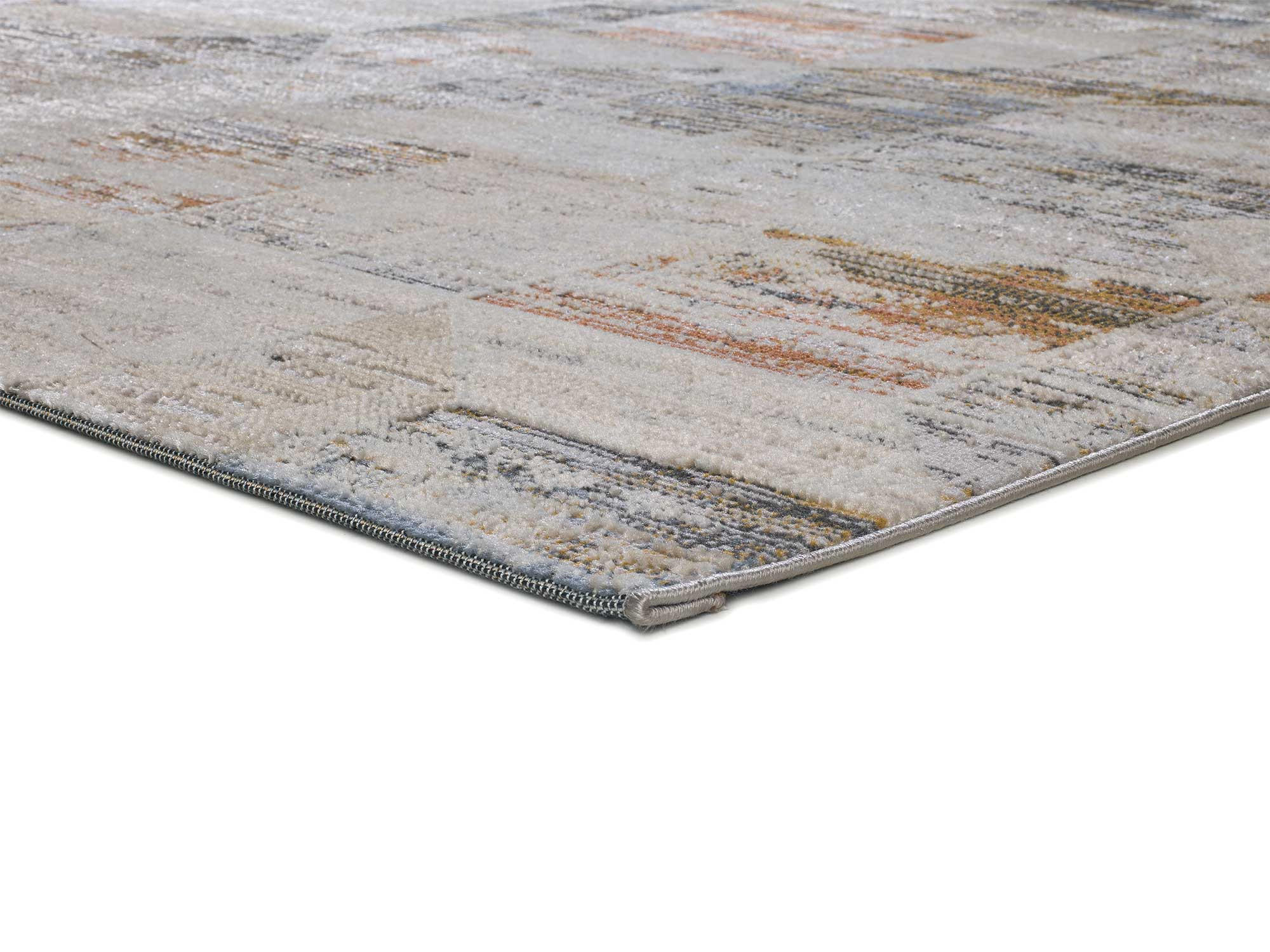 VINTAGE-TEPPICHE Beige Kilis 115/170 cm - Pastellblau/Beige, Naturmaterialien/Textil (115/170cm) - Atticgo