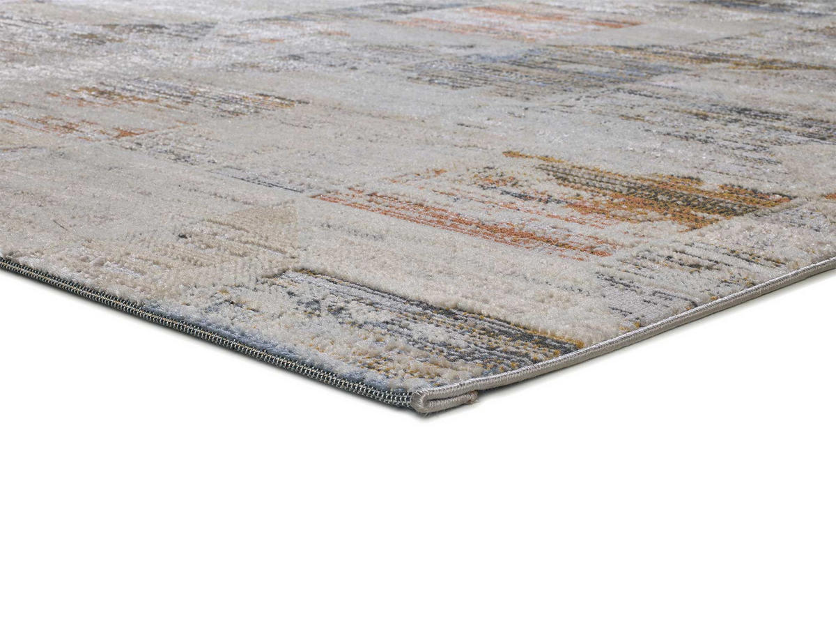 VINTAGE-TEPPICHE Beige Kilis 134/200 cm - Pastellblau/Beige, Naturmaterialien/Textil (134/200cm) - Atticgo