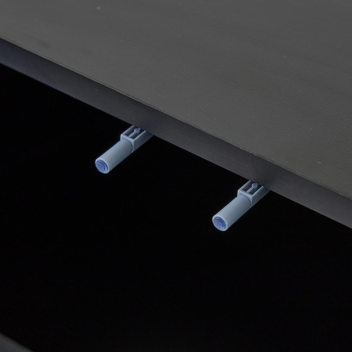 SIDEBOARD Schwarz 125/40/86 cm - Schwarz, Holzwerkstoff (40/86/125cm) - Urban Meuble