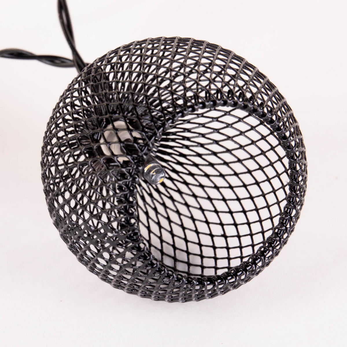 LICHTERKETTE Industry 10 2,30 m - Schwarz, Metall (230cm) - Giftdecor