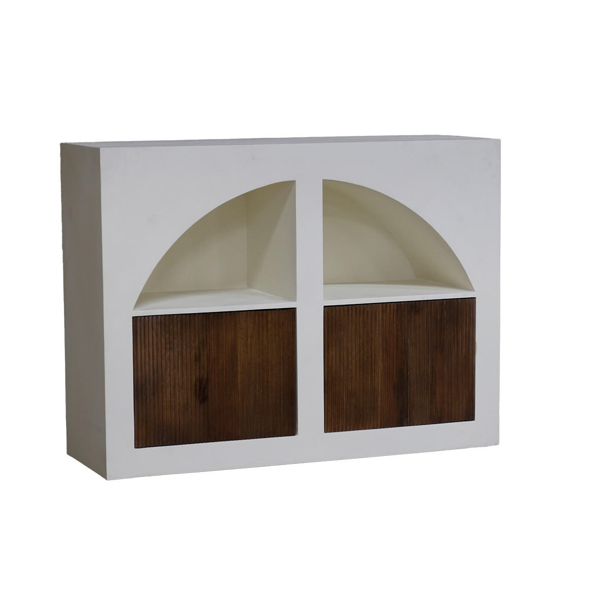 SIDEBOARD rechteckig aus Mangoholz 120x40x90cm, beige - Beige, Holz (120/90/40cm) - Giga Meubel