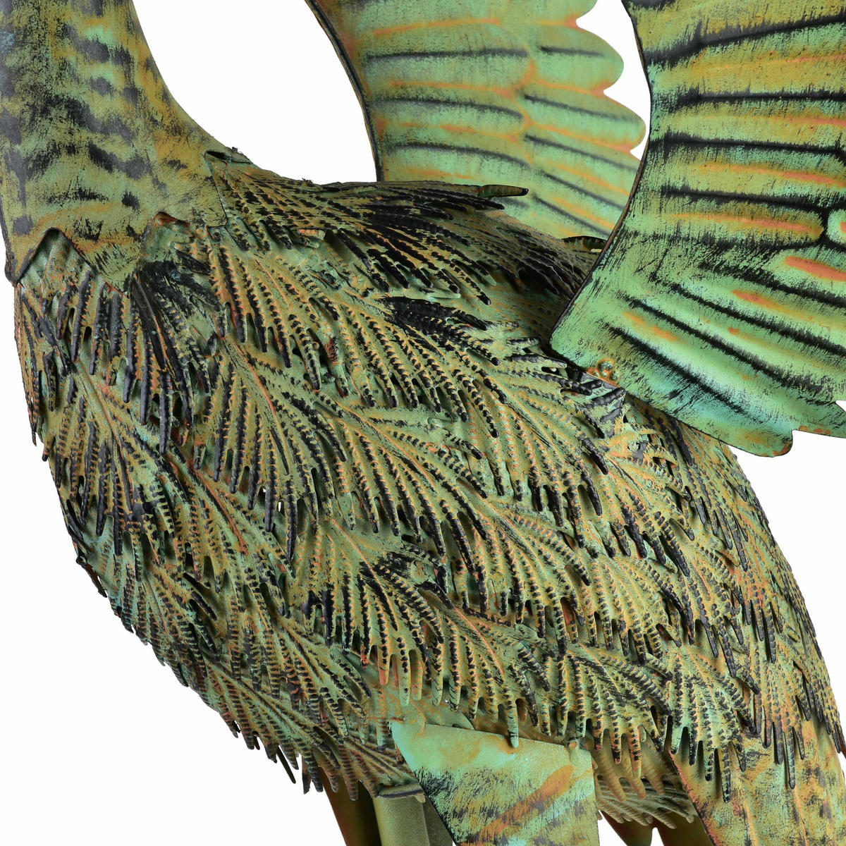 FIGURA Cedric, kov, zelená - zelená barva, kov (27/52/57cm) - Mondex