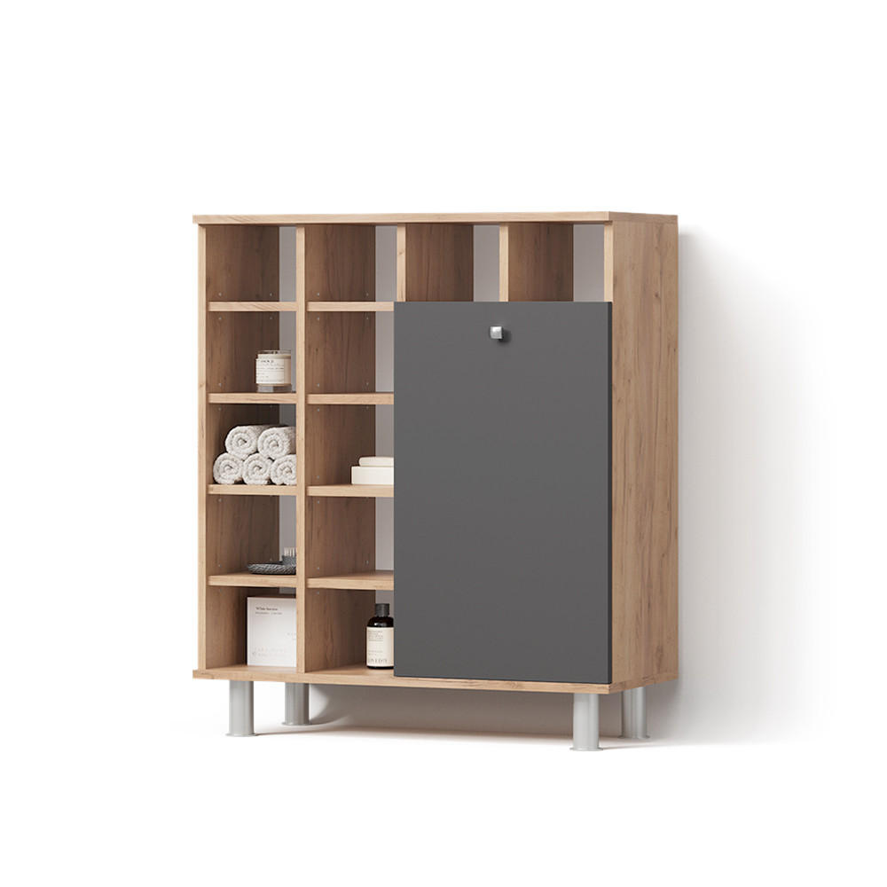 Livinity® Badschrank Anthrazit 78.4x91.6x34 cm