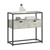 SIDEBOARD Grau - Grau, Glas/Holzwerkstoff (81/78/35cm) - SoBuy