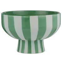 SCHALE Warm Scandi aus Keramik - Beige/Grün, Keramik (17cm) - Butlers