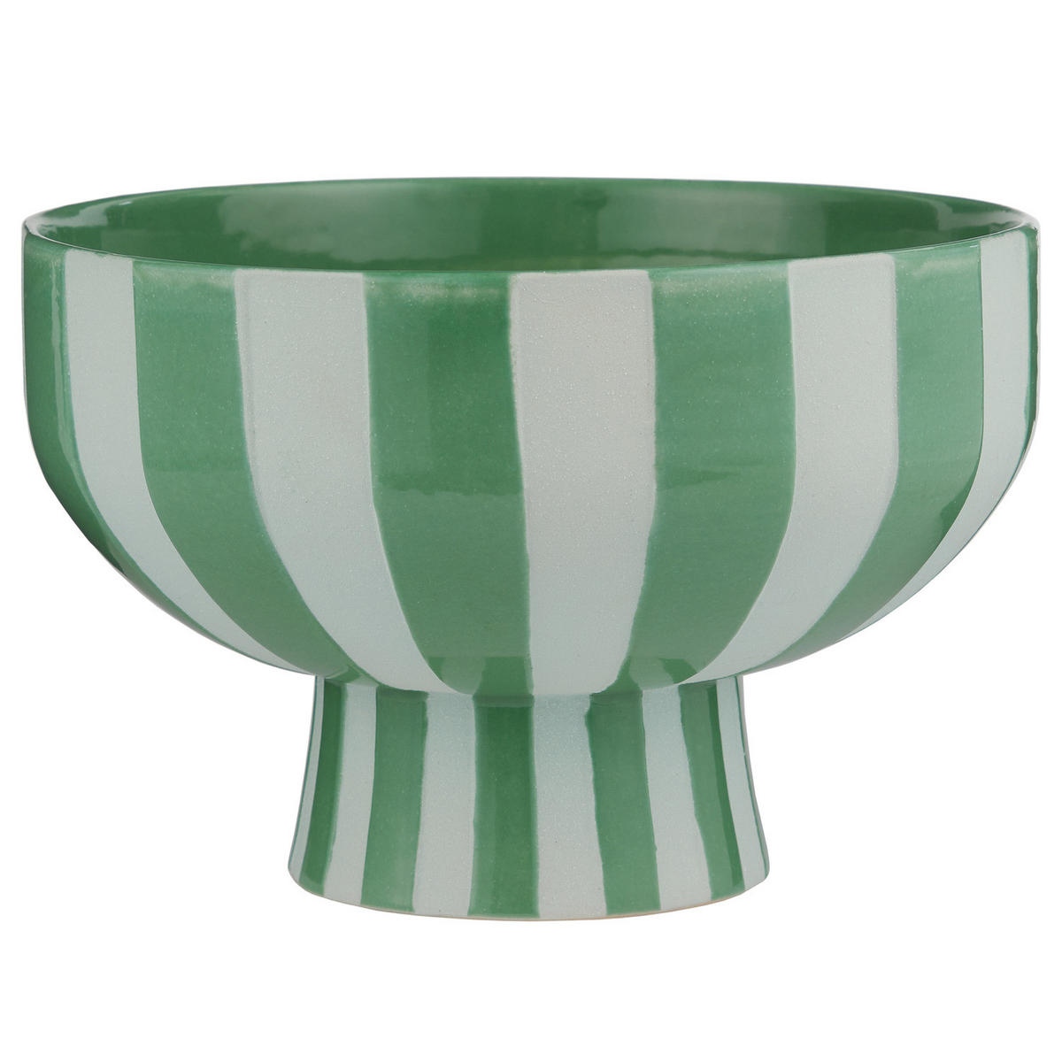 SCHALE Warm Scandi aus Keramik - Beige/Grün, Keramik (17cm) - Butlers