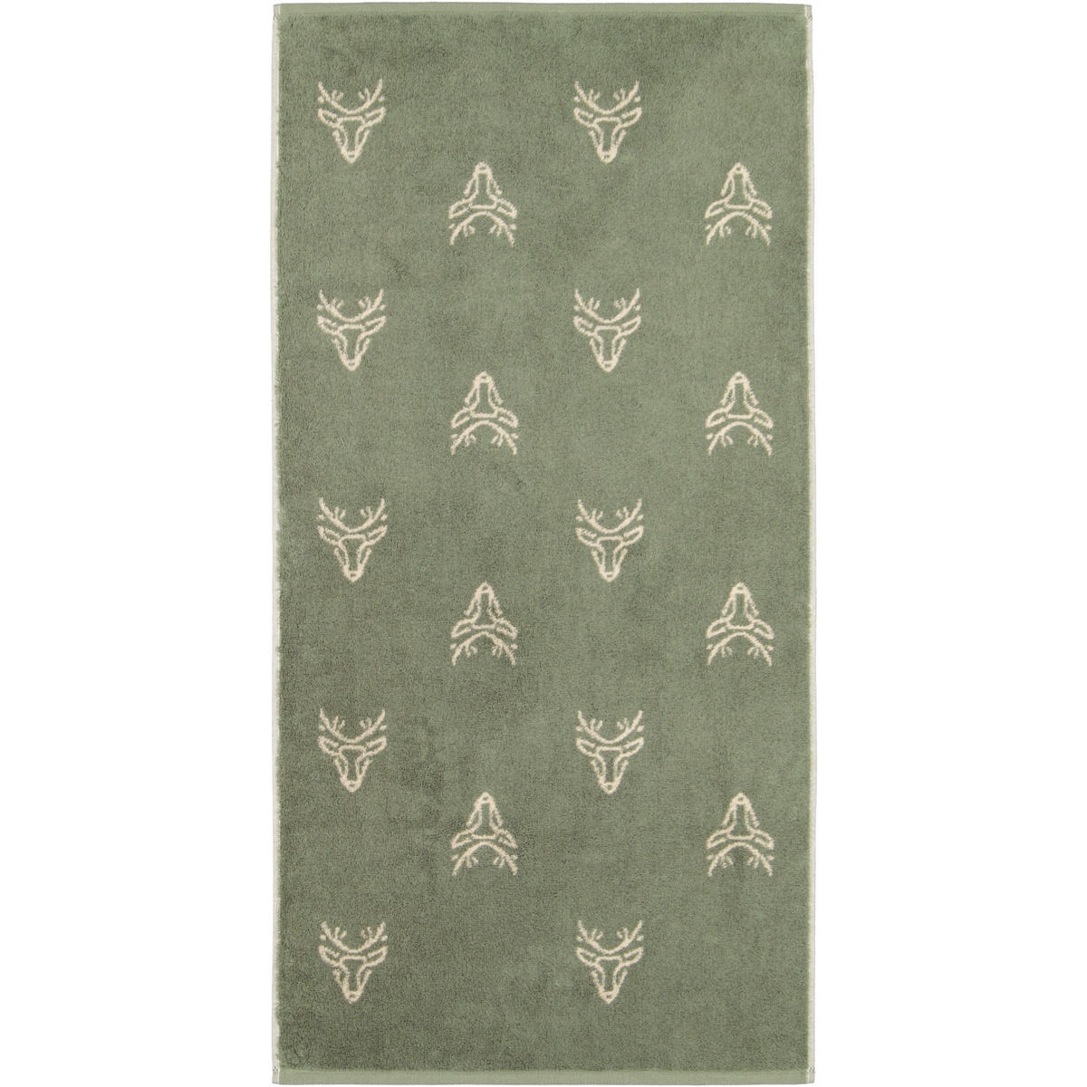 HANDTUCH ALPENCHIC EDITION ALLOVER 6229 ZIRBE - 43 - Grün, Textil (50/100cm) - Cawoe
