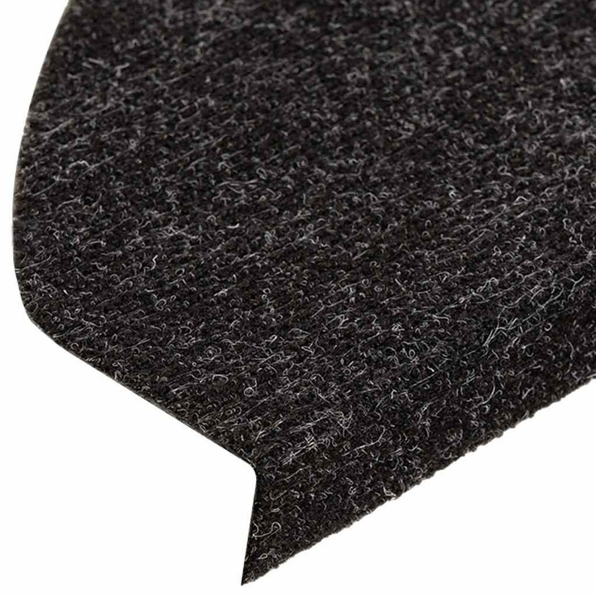 STUFENMATTEN-SET 65/22,5/3,5 cm, aus Nadelfilz, Anthrazit, 15er-Set - Grau, Textil (65/22.5/3.5cm) - vidaXL