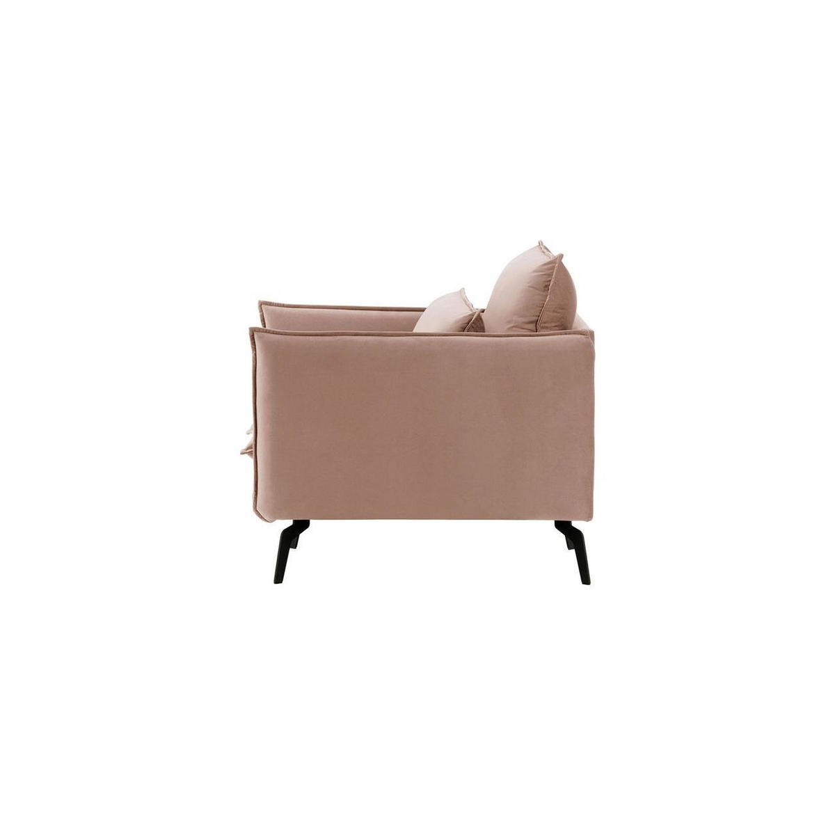 SESSEL Layla-Velluto 14 - Lila, Holz/Textil (105/95/98cm)