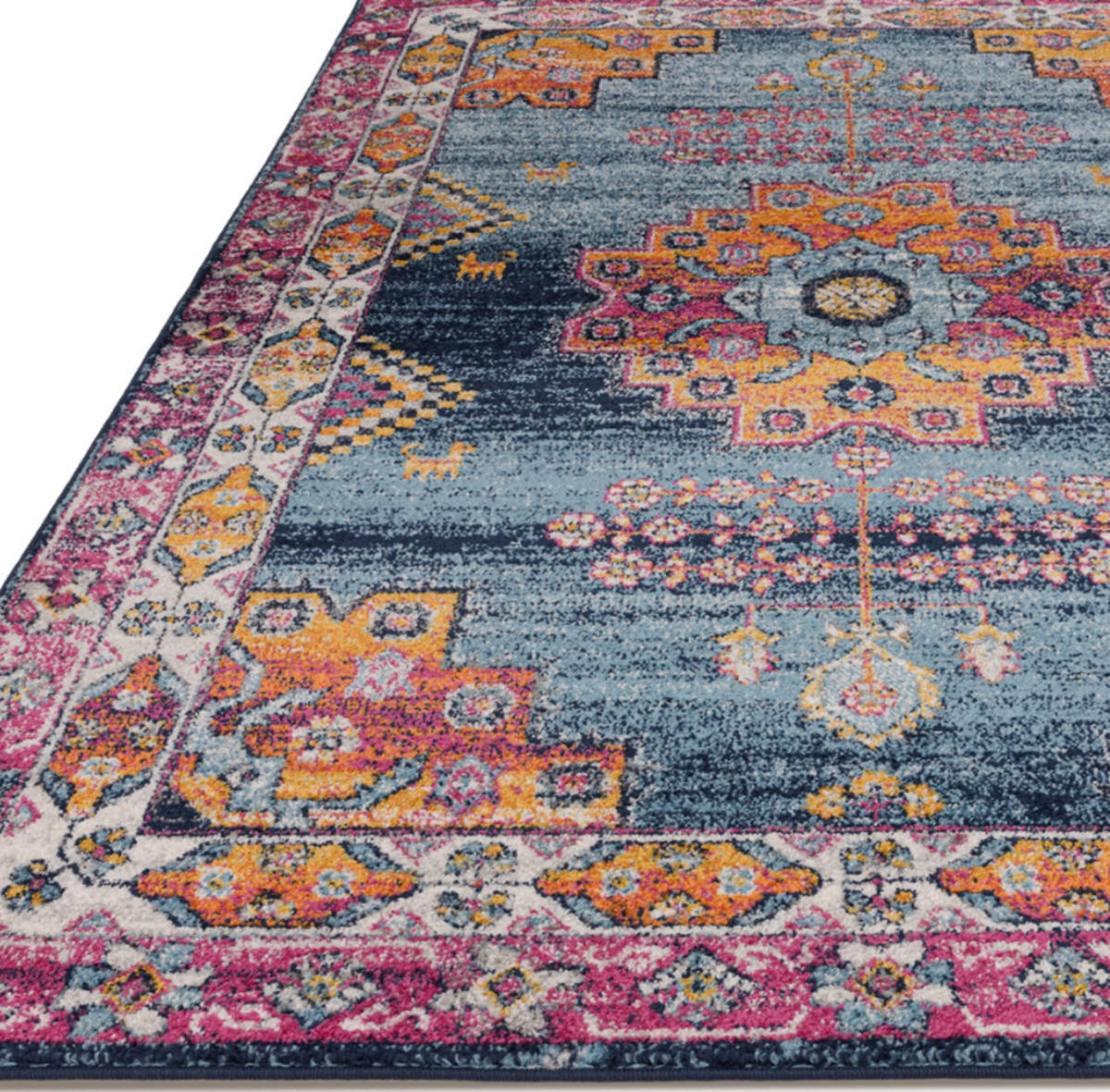 TEPPICH modern Flachgewebe CROWN Mehrfarbig 160 x 230 cm - Multicolor, Textil (160/230cm) - Novatrend