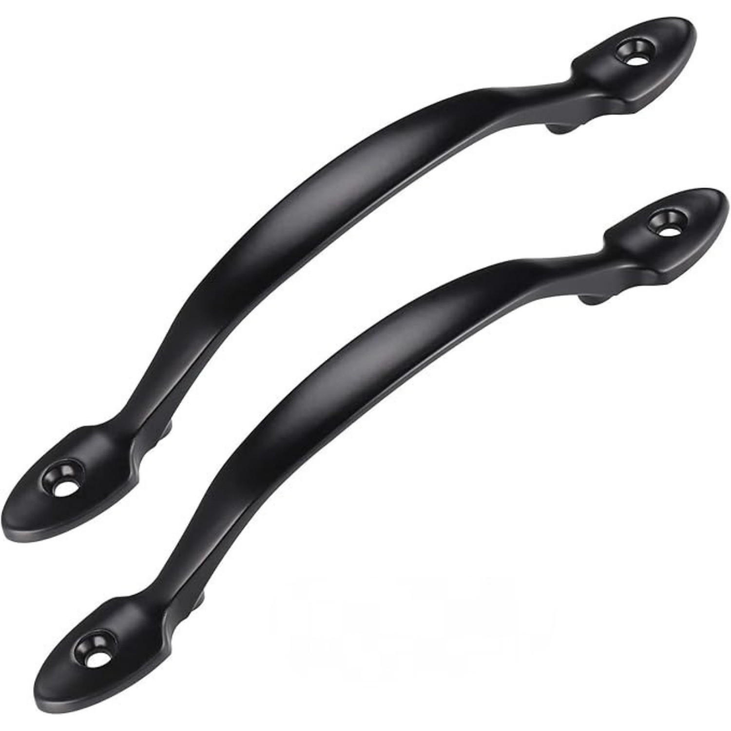 MÖBELGRIFF Schwarz 2er-Set Edelstahl - Schwarz, Metall (0.16/3/16cm)