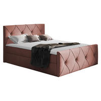BOXBETT Crystal Lux - Rosa, Holz (160/200cm) - MIRJAN24