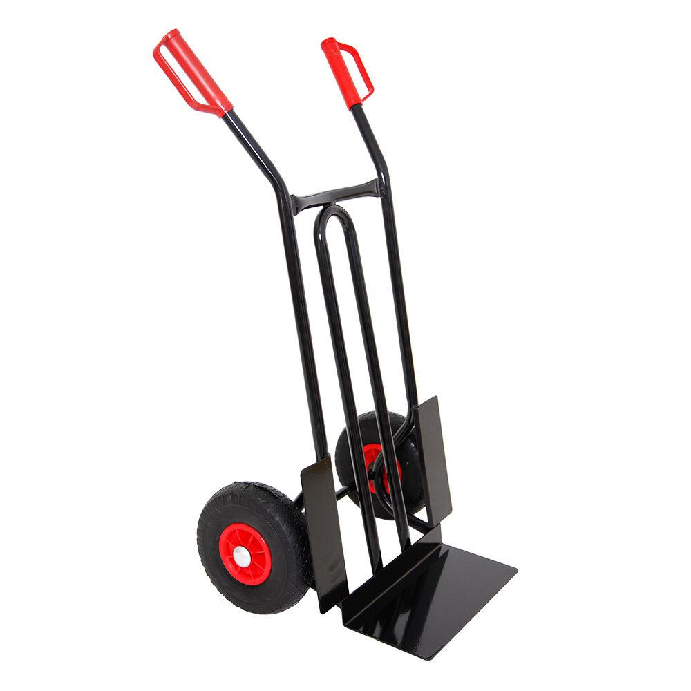 SACKKARRE Rhino XL Schaufel 104x60x50cm Traglast 250kg Pannensichere Räder Schwarz - Schwarz, Metall (50/60/104cm) - PROREGAL