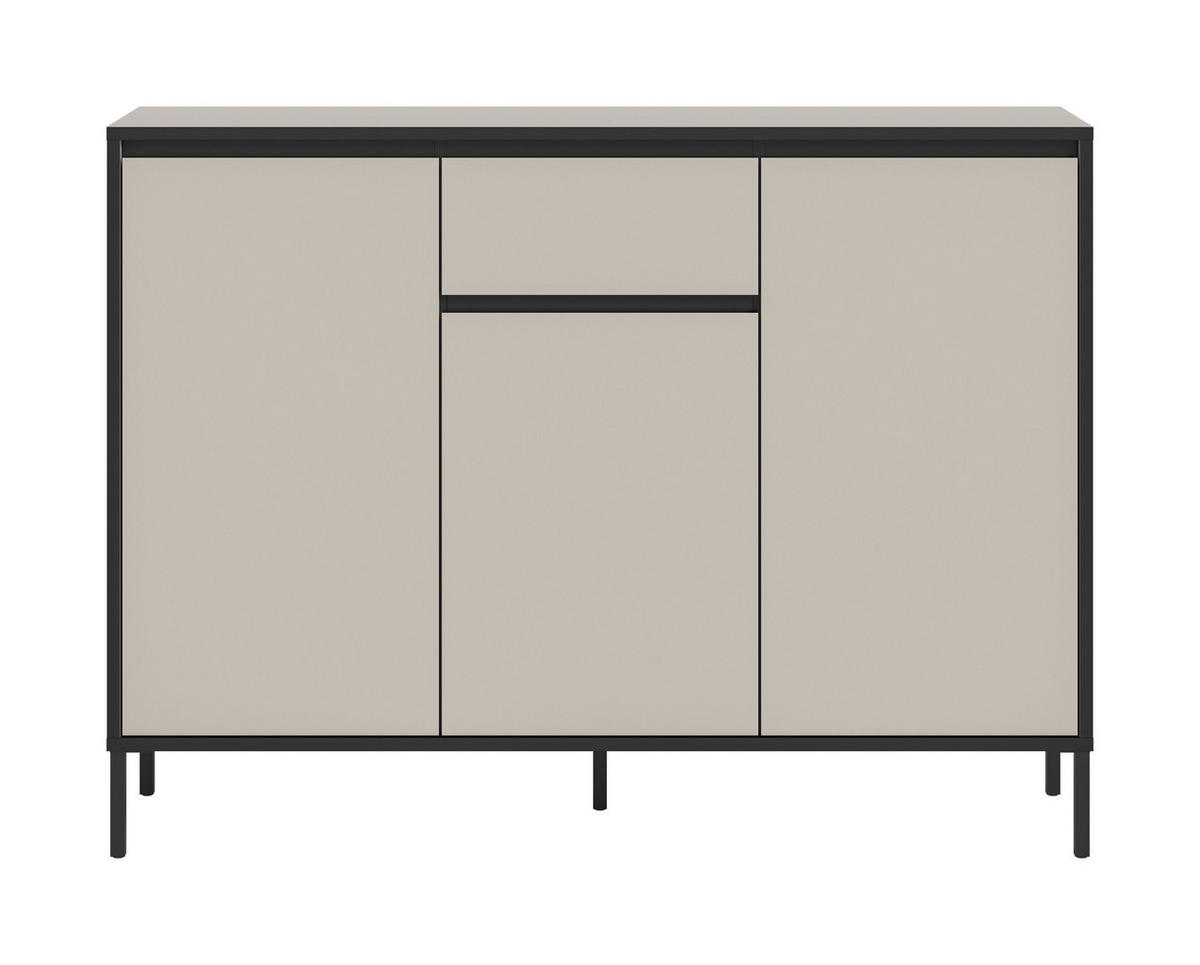 KOMMODE TRON (B/H/T: ca. 136/101/38 cm) in Kaschmir/Kaschmir - Kaschmir, Holzwerkstoff (136/101/38cm)