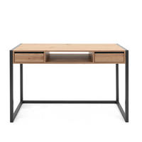 SCHREIBTISCH Kotor Holz Länge 120 cm industriell - Braun, Holzwerkstoff (60/120/75cm) - Concept Usine