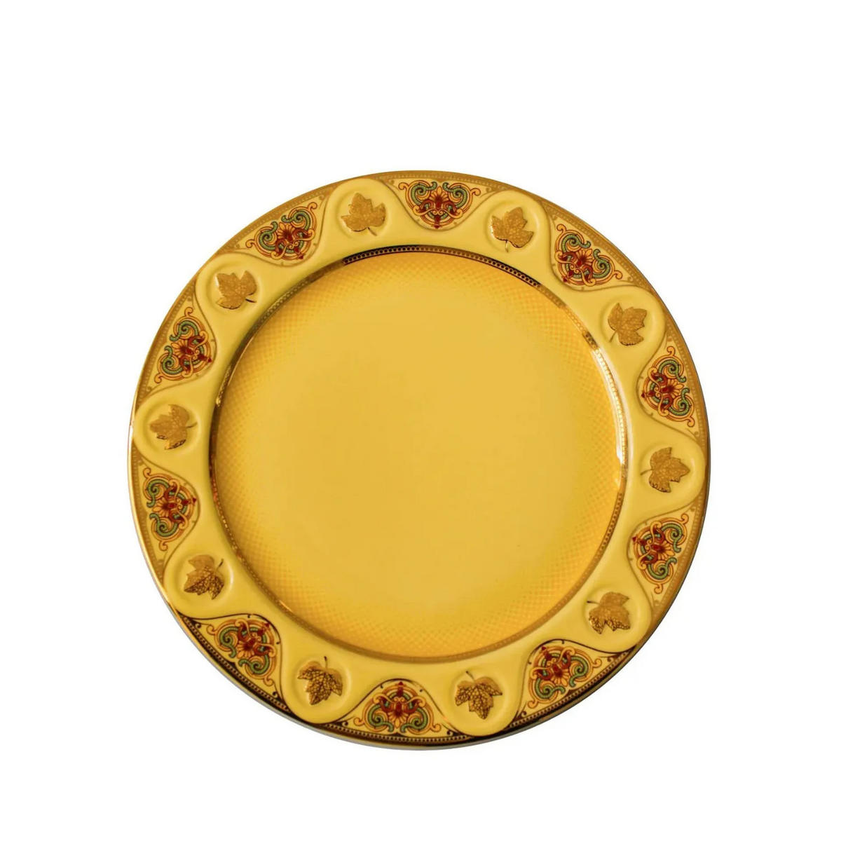 TELLERSET Nordic Goldrand Bone China Weiß Gold 4tlg Ø30 Ø27 Ø20 Ø16 cm - Goldfarben, Keramik (30/2/2cm) - Quality Elegance