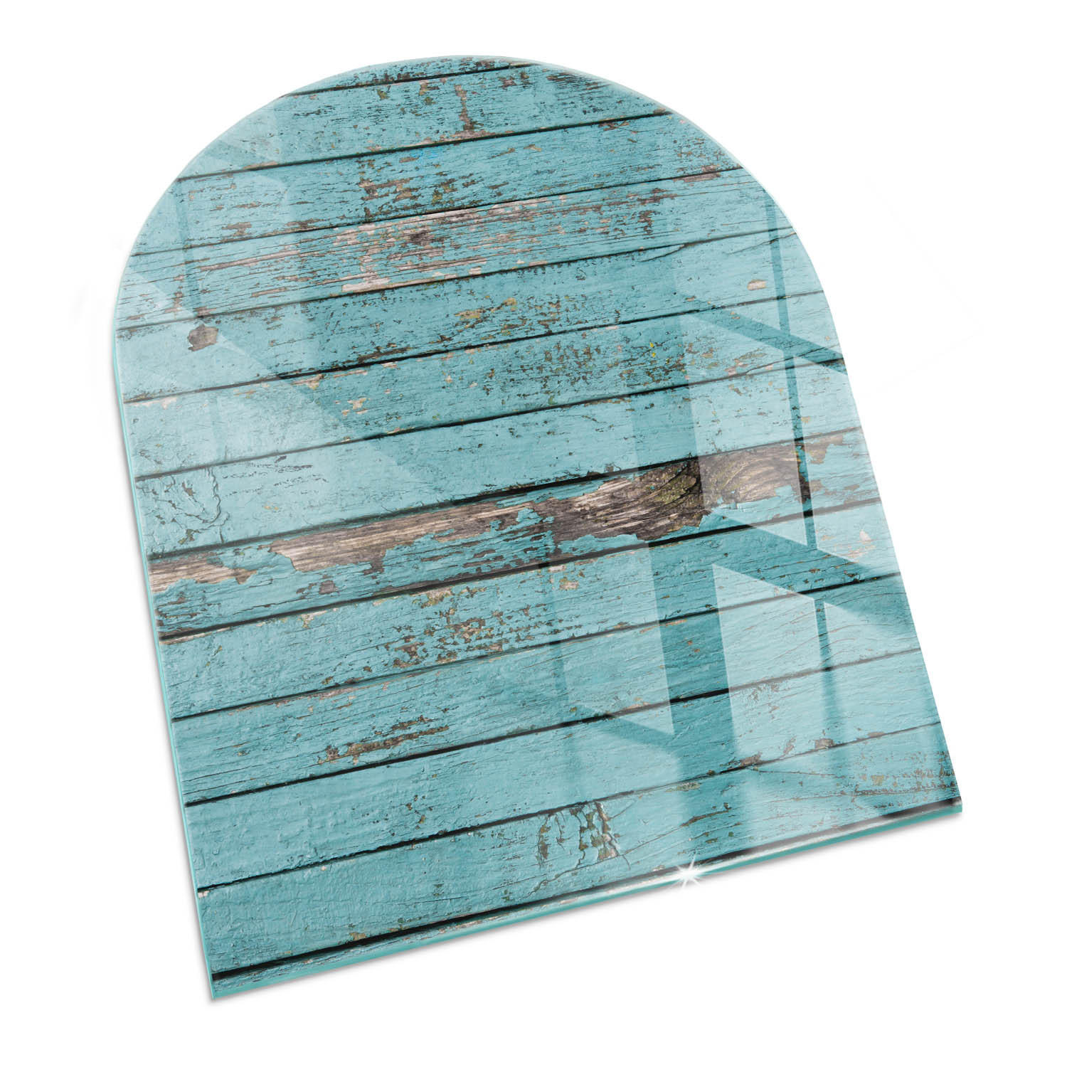 ArtPrintCave Glasplatte Türkis 80x70x0.4 cm
