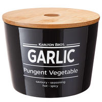 KNOBLAUCHTOPF Karlton Bros. - Schwarz, Keramik (14/11/14cm) - Butlers