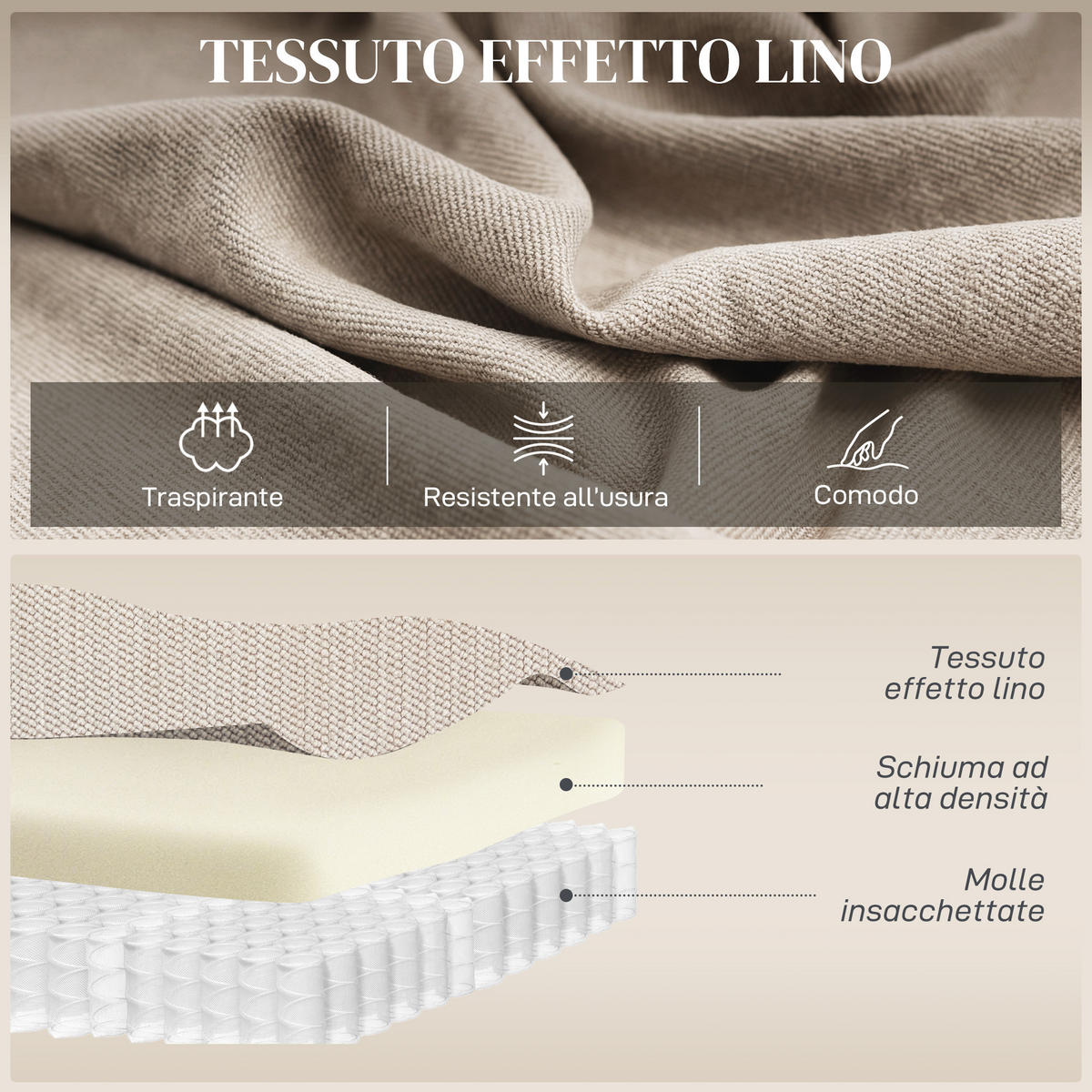 AUFSTEHSESSEL,ELEKTRISCH Massagefunktion,beige - Beige, Textil (74/110/92cm) - Vallsero
