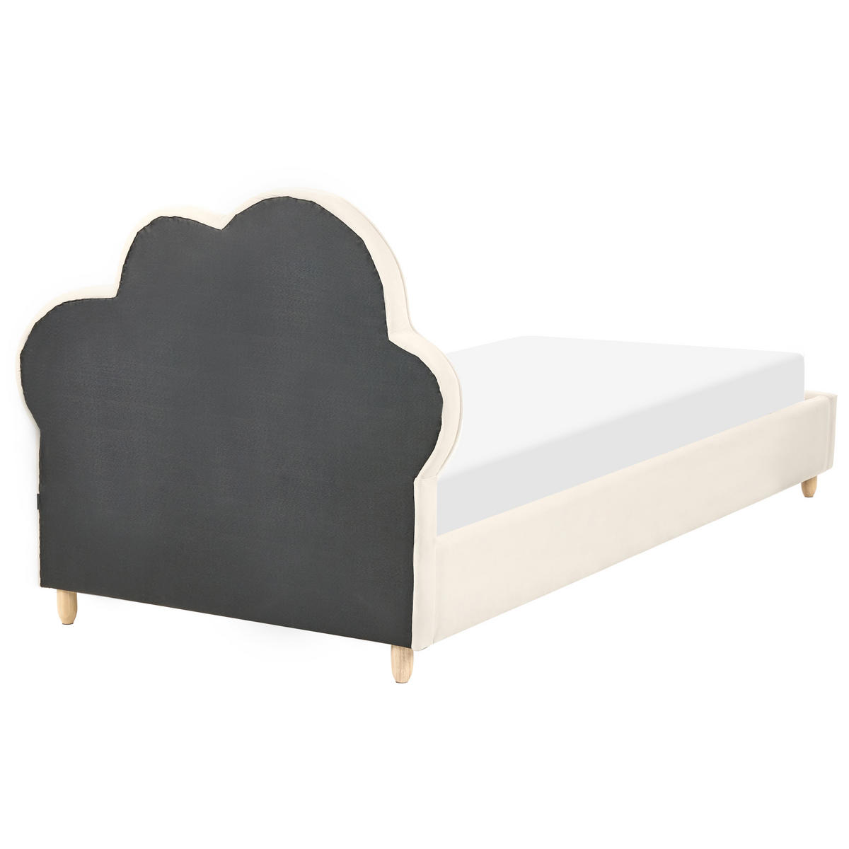 KINDERBETT 90/200 cm Hellbraun Bellevue - Hellbraun/Beige, Textil (90/200cm) - Beliani