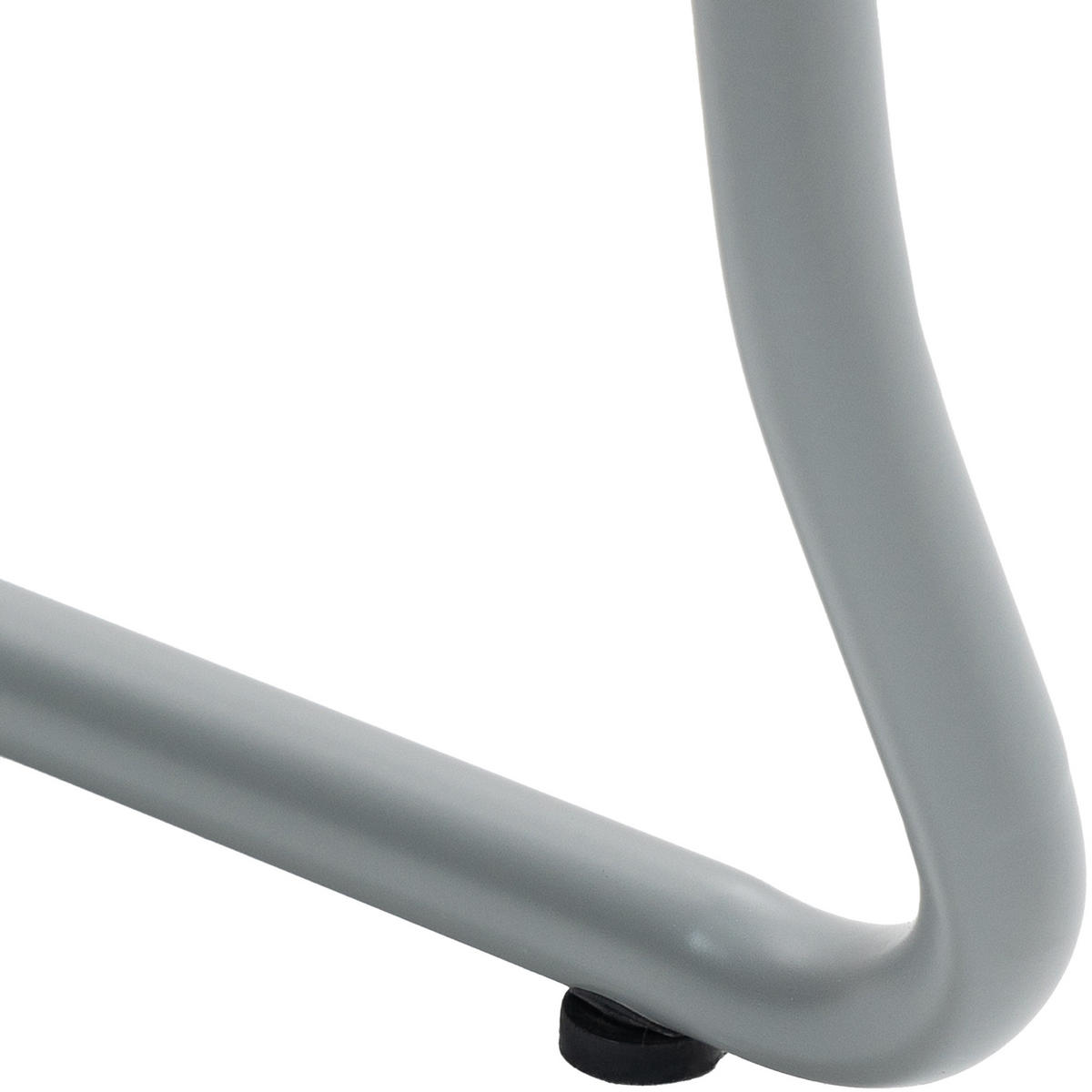 BESUCHERSTUHL Kunststoff Grau - Grau, Kunststoff/Metall (47/86/50cm) - CLP
