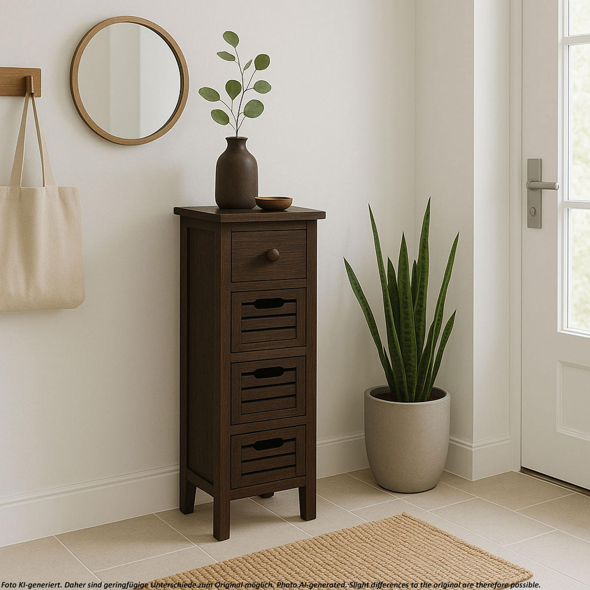 KOMMODE Braun - Braun, Holz (30/74/25cm) - MCW