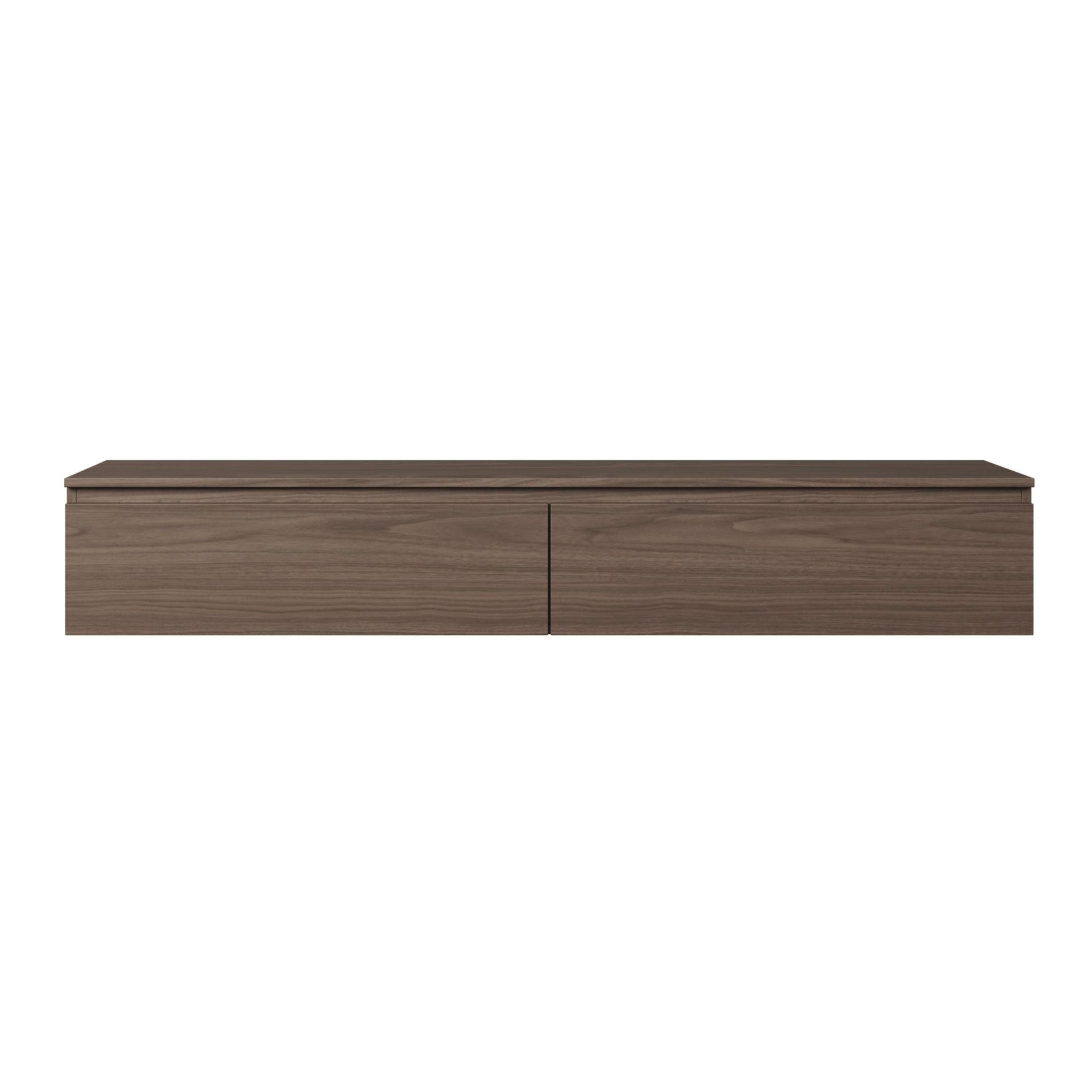 TV-LOWBOARD Bemmi Walnuss Wisconsin 175 cm - Dunkelbraun, Holzwerkstoff (175/28.4/31.8cm) - Selsey