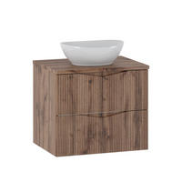 WASCHTISCH 60.6cm Tao Holz - Braun, Holzwerkstoff (60.6/50/45.8cm) - Petits-meubles