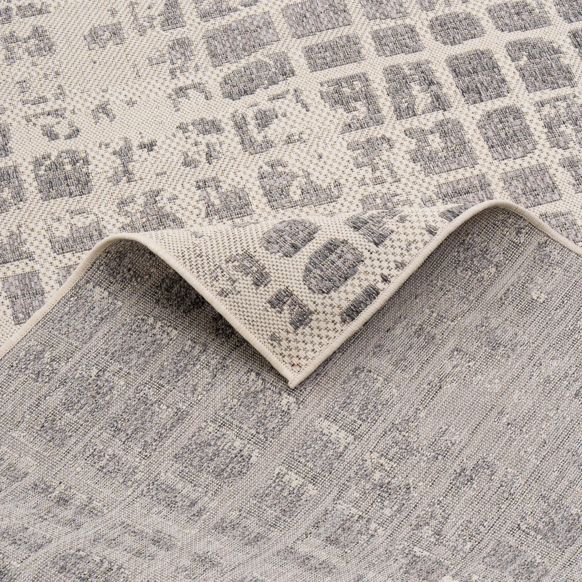 IN- UND OUTDOOR TEPPICH CARPETTO - Grau, Textil (200/285cm) - Pergamon