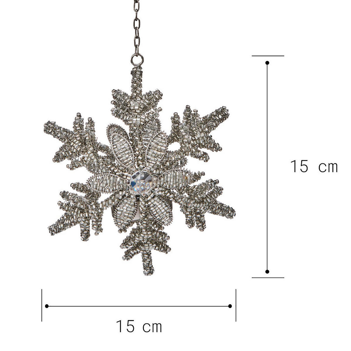 TEELICHTHALTER Royal Heights - Silberfarben, Glas (15cm) - Butlers