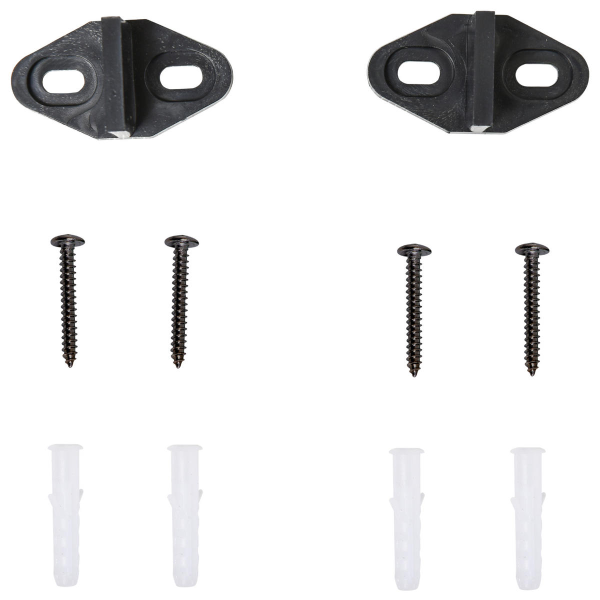SCHIEBETÜRSYSTEM Laufschiene Schiebetürbeschlag Holzschiebetür 9 Zubehör Schwarz - Schwarz, Metall (0.6/4/200cm) - HOMCOM