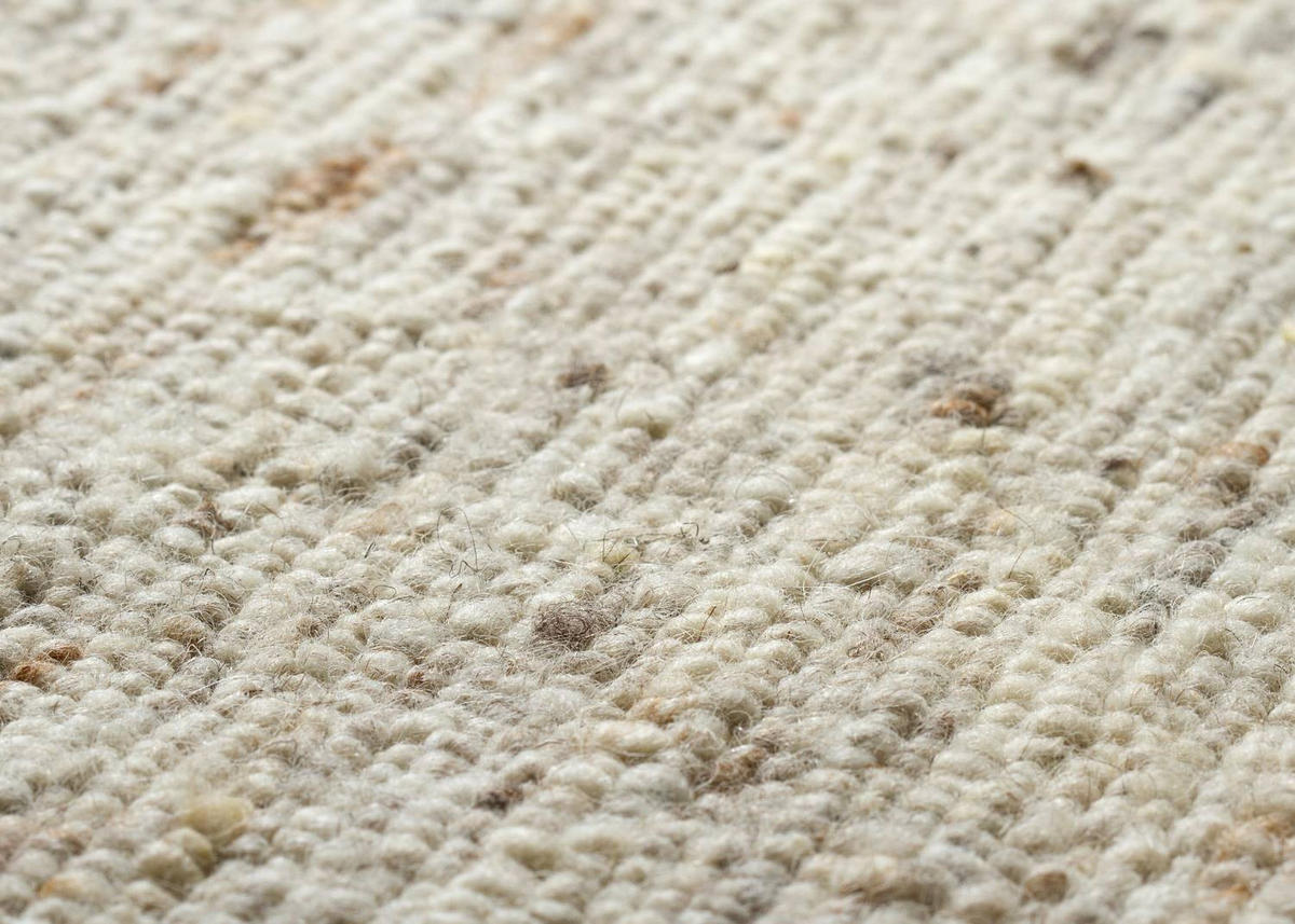HANDWEBTEPPICH 170/170 cm Landshut - Beige, Naturmaterialien (170/230cm) - Steffensmeier
