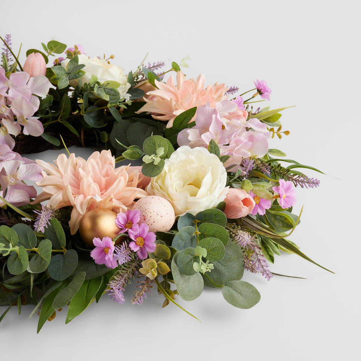 KRANZ Egelle - Rosa, Kunststoff (60.5/17.5/60.5cm) - home&you