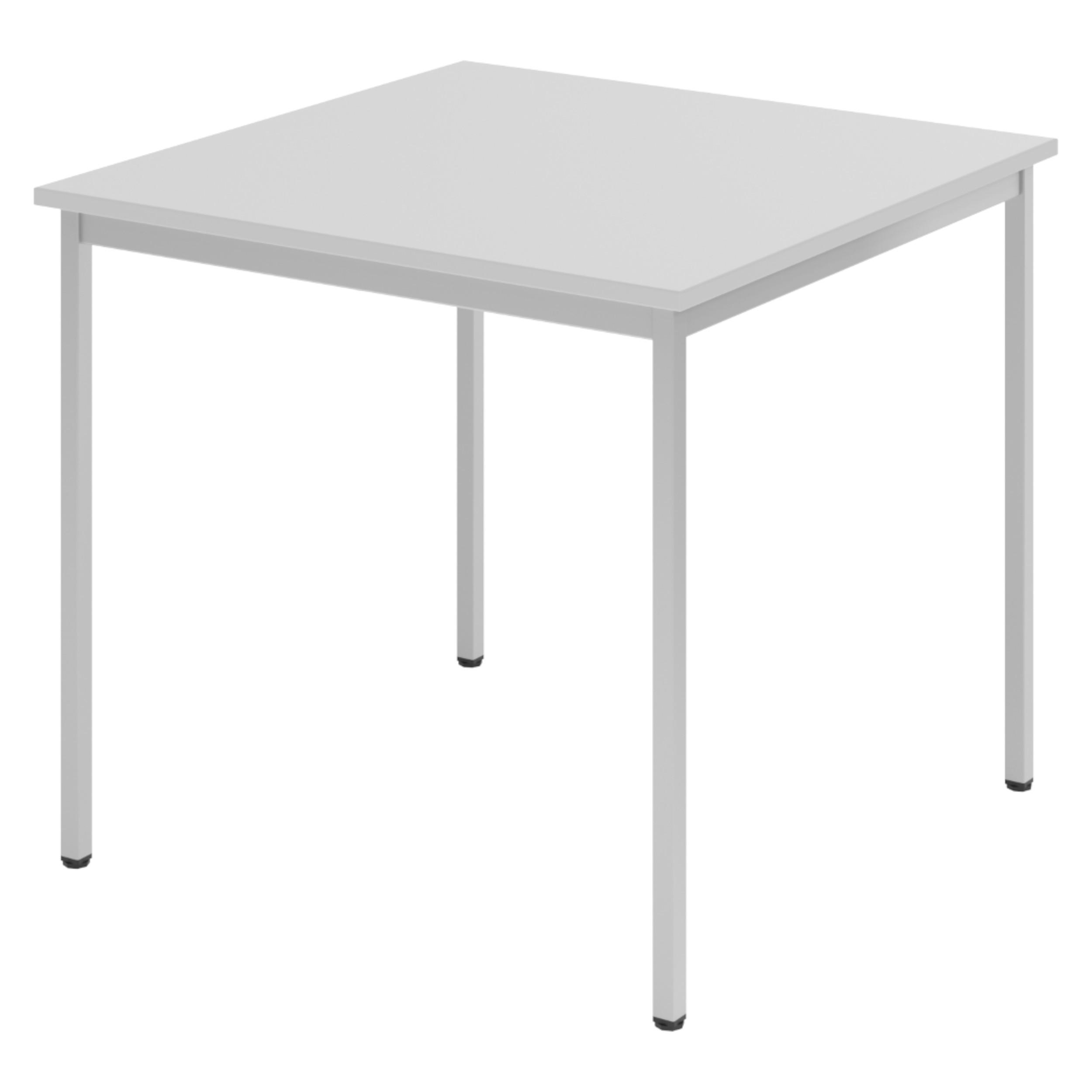 KANTINENTISCH Serie-V 80/80/72 cm in Grau/Grau - Grau, Holzwerkstoff (80/80/72cm) - bümö
