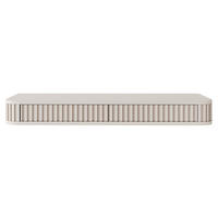 WANDKONSOLE Ovarlo Greige mit 2 Schubladen 113 cm - Taupe, Holzwerkstoff (113.2/13/38cm) - Selsey