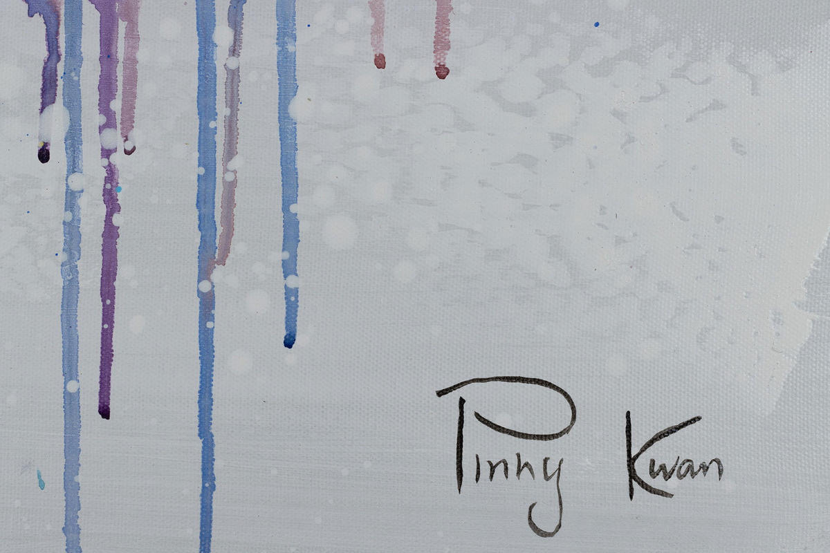 ACRYLBILD HANDGEMALT 120/60 cm - Multicolor/Grau, Holz/Textil (120/60cm) - KUNSTLOFT