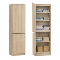 MEHRZWECKSCHRANK 2-türig mit 5 Einlegeböden in Sonoma - Sonoma Eiche, Holzwerkstoff (50/180.5/40cm) - Home Collective