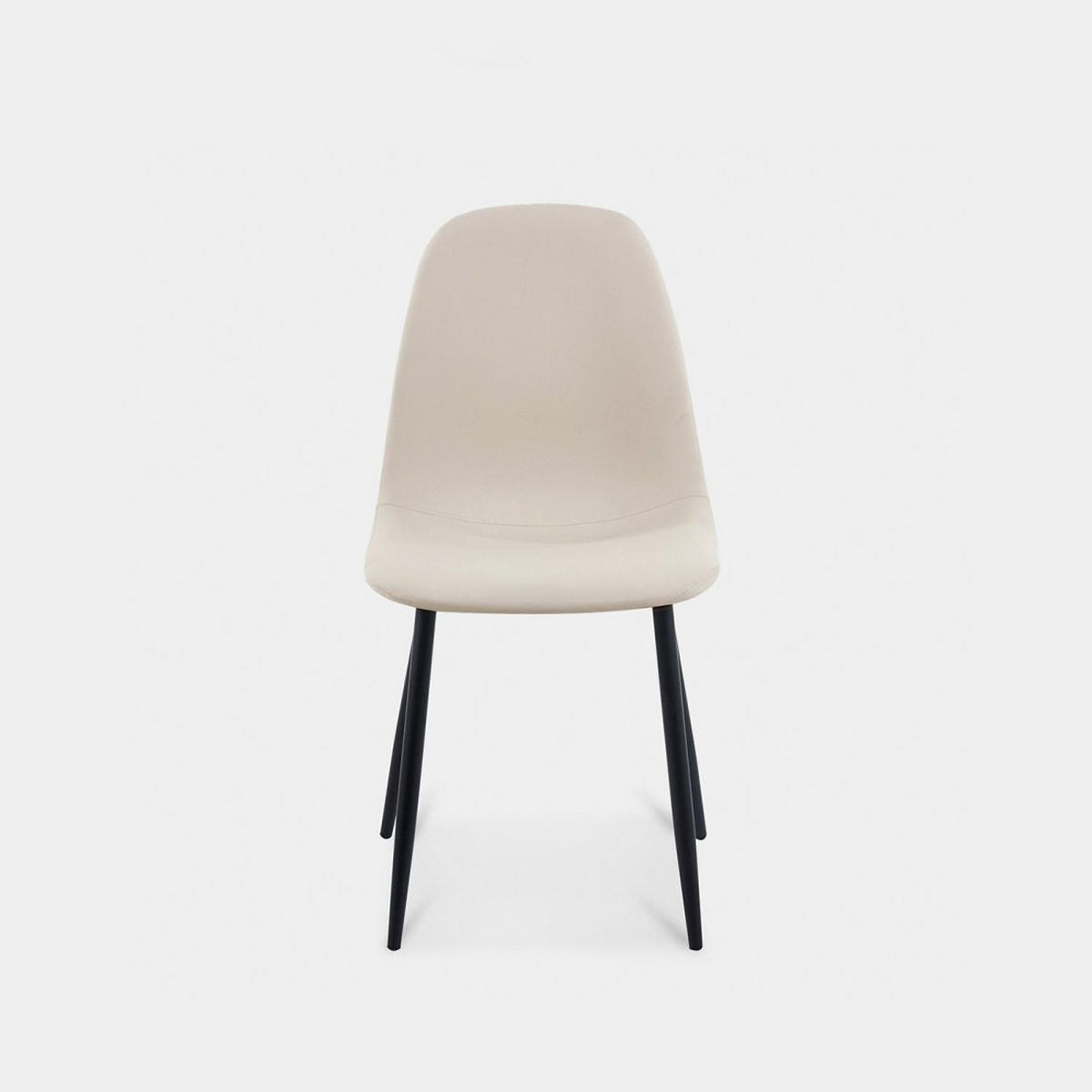 ESSZIMMERSTUHL Elia Beige 44 cm x 84 cm 4er-Set - Beige, Leder (44/84/52cm) - Klast Home