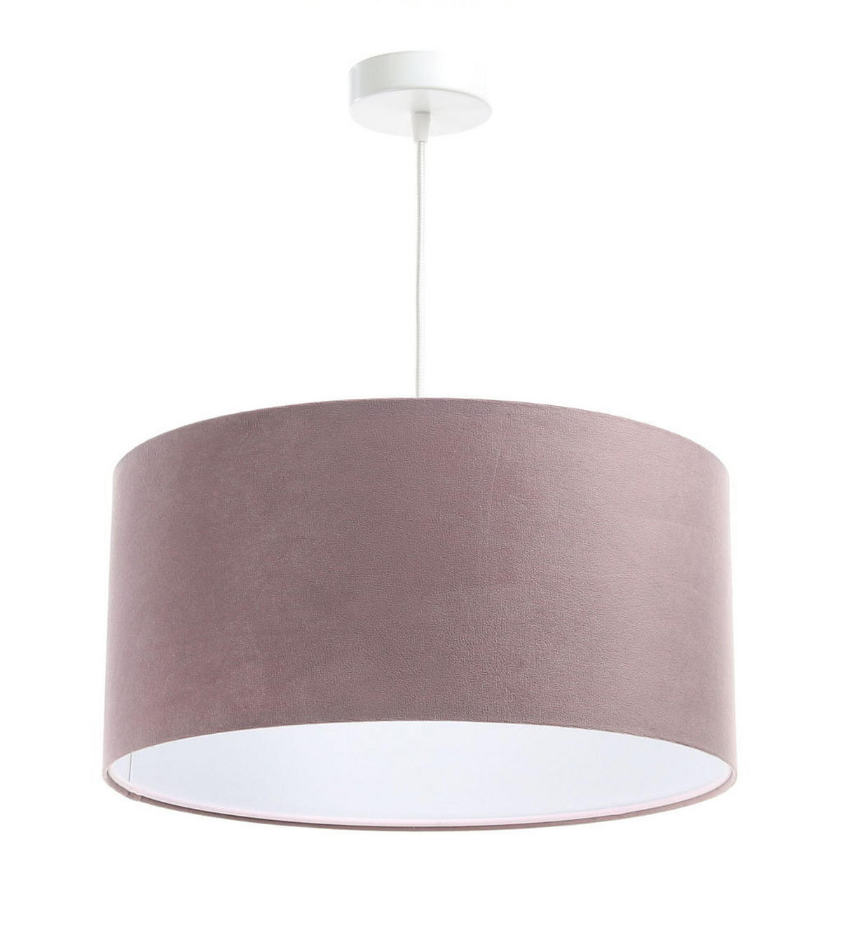 HÄNGELEUCHTE Rosa 50/25 cm - Pink/Weiß, Kunststoff (50/0.8/25cm) - ONZENO