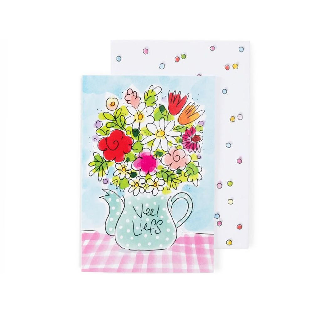 PAPIER Happy in Bunt - 18 x 12cm - Multicolor, Papier (12/1.3cm) - Blond Amsterdam