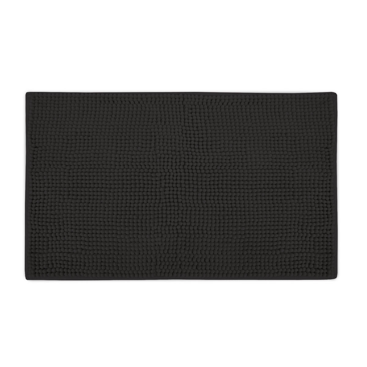 VORLEGER MATTE BeauMare WR 70/100cm Schwarz - Schwarz, Textil (70/100cm) - Beautissu 