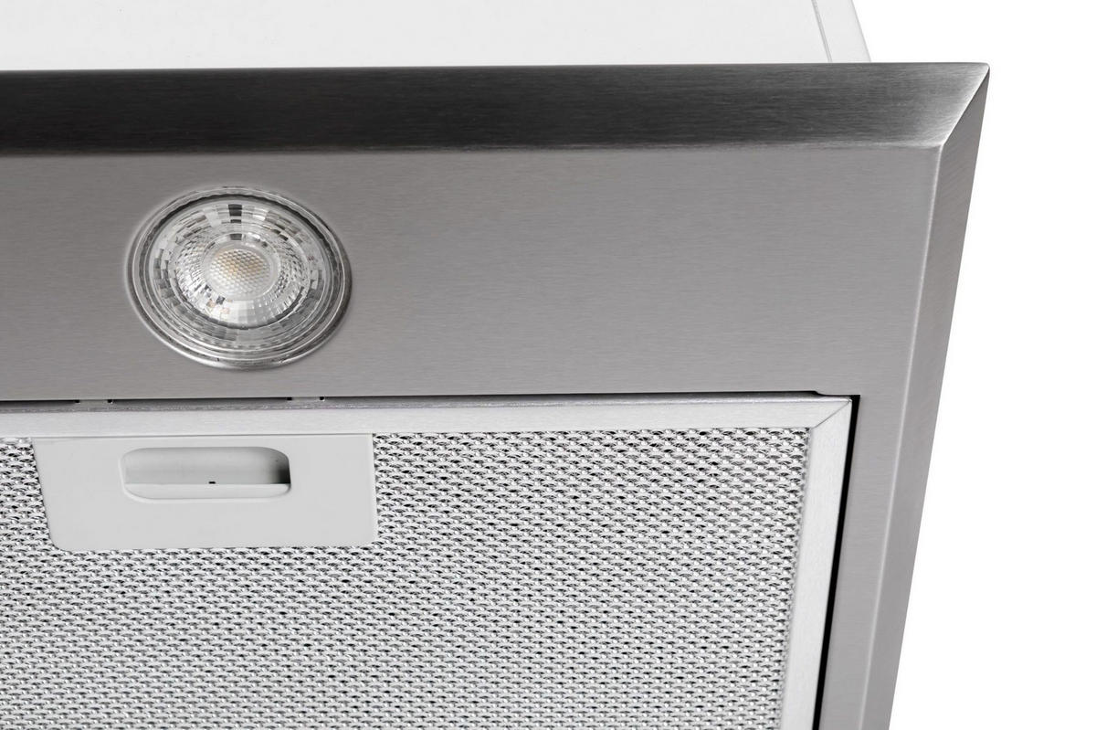 DUNSTABZUGSHAUBE GCH B 051 52 IS + Umluftset, 52 cm Edelstahl - Weiß, Metall (52/23.5/28cm) - Gurari