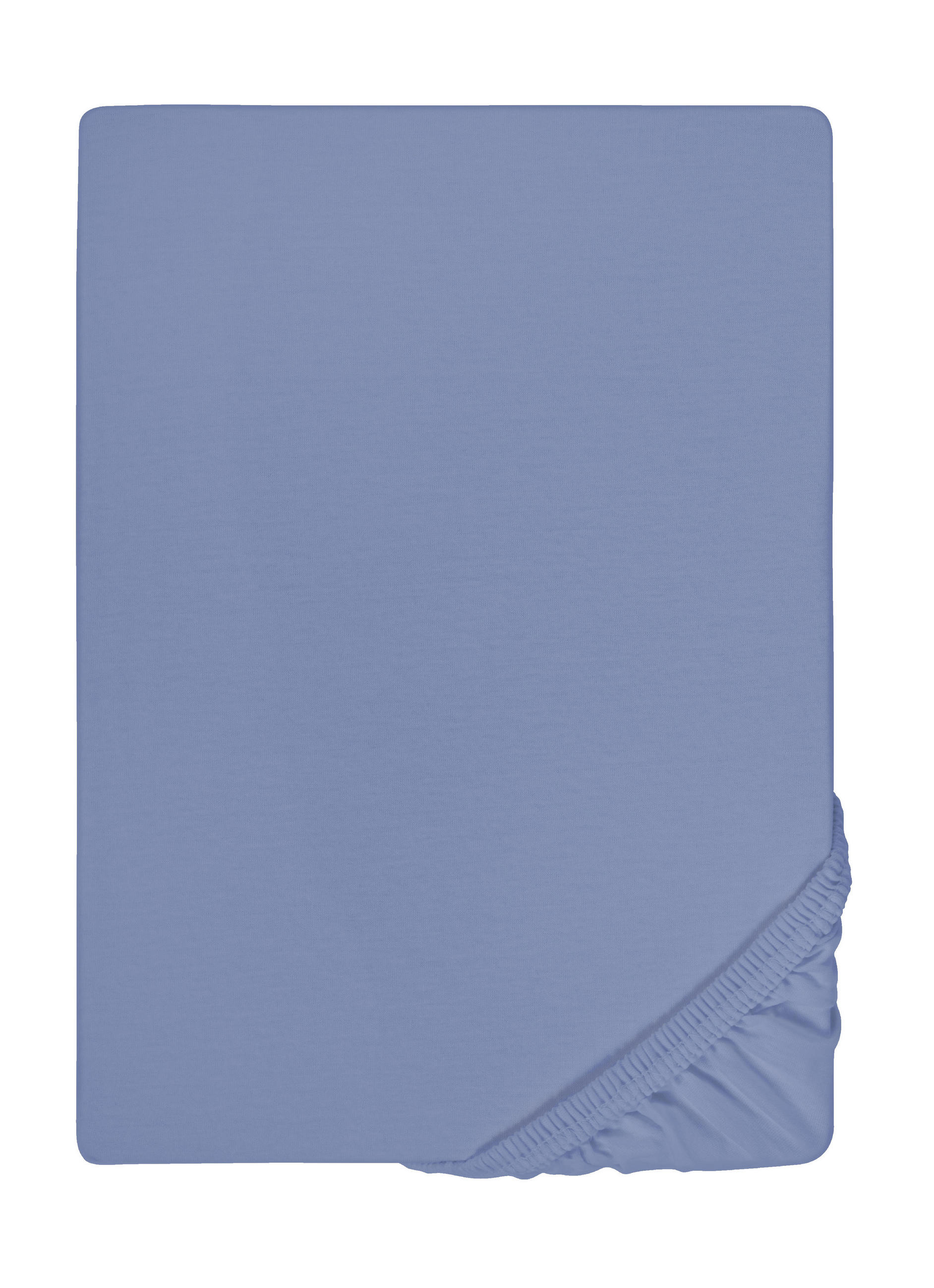 biberna Spannbetttuch Blau 200x220 cm