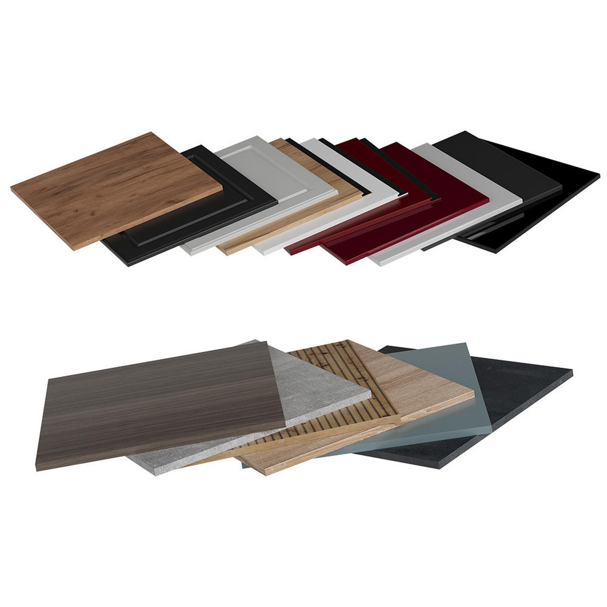 KUCHYŇSKÁ DVÍŘKA R-Line Modrošedá - šedohnědá, kompozitní dřevo (59.6/132.7/1.6cm) - Vicco