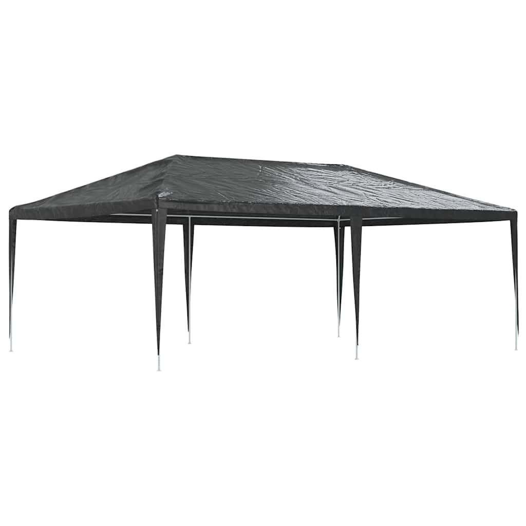 PROFI-PARTYZELT 4/6 M Anthrazit 90 G/M² - Anthrazit, Kunststoff (400/275/600cm) - vidaXL