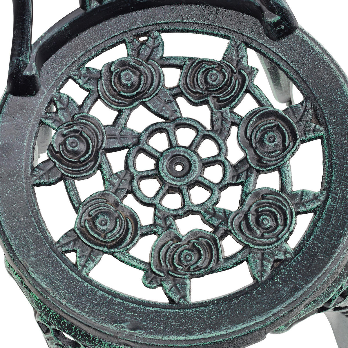 BALKON-SET 3 TLG. Wakefield - Grün, Metall - casa.pro